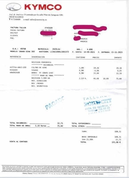 Kymco Grand Dink 300 – Vista 2