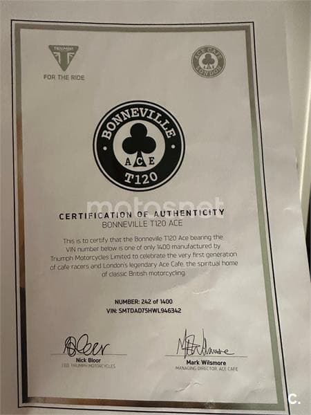 Triumph Bonneville T120 – Vista 3