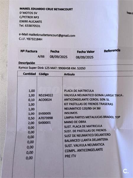 Kymco Super Dink 125i – Vista 9