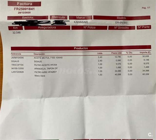 Kawasaki ER 6N 3100 € 2008 Madrid - 6