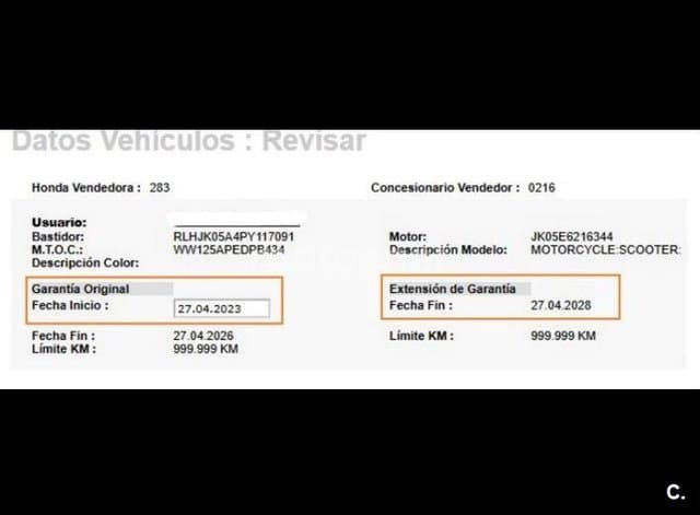 Honda PCX 125 – Vista 14