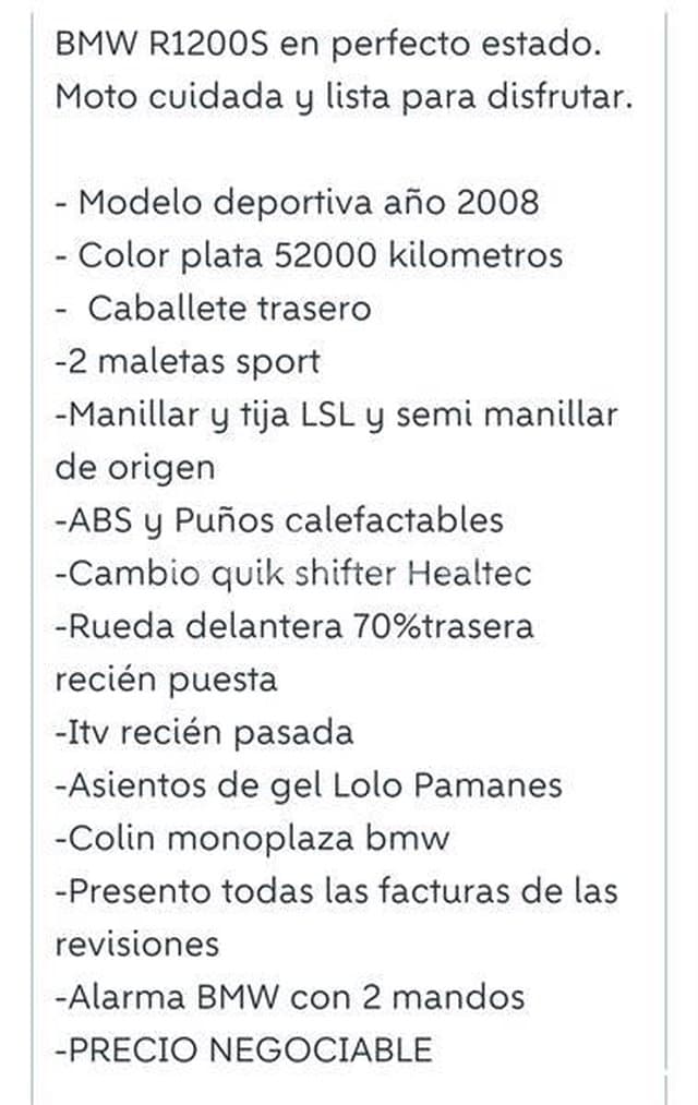 BMW R 1200 S 6700 € 2008 Gipuzkoa - 2