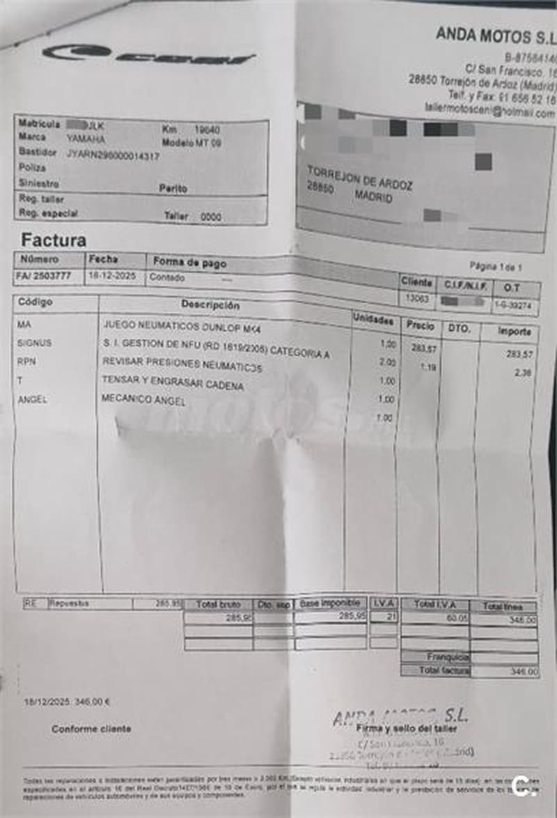 Yamaha MT 09 ABS 6600 € 2016 Madrid - 9